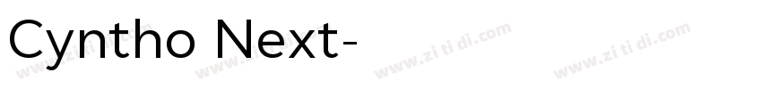 Cyntho Next字体转换 Cyntho Next字体转换